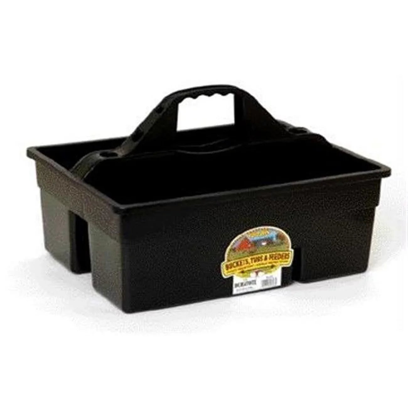 Inc DT6BLACK - Dura Plastic Tote- Black
