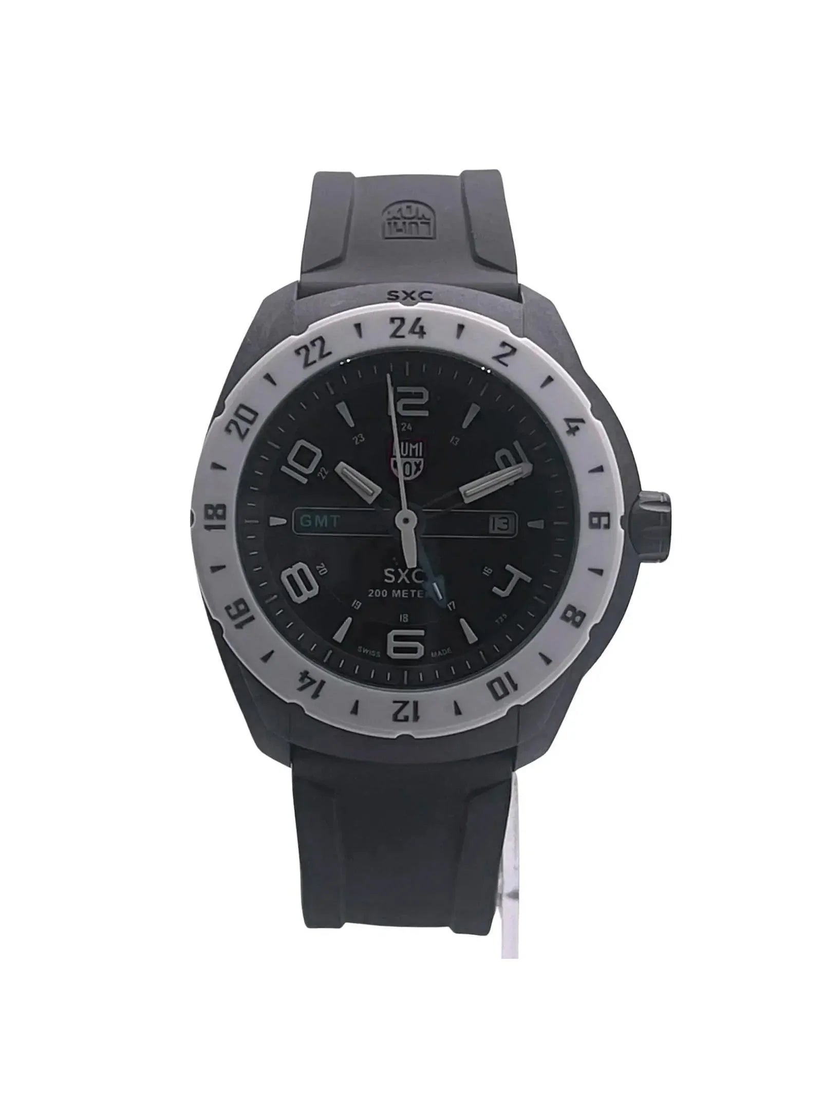 Black Dial SXC GMT Luminox Space (Good) Pre-owned Carbon XU.5027 Quartz Watch PC