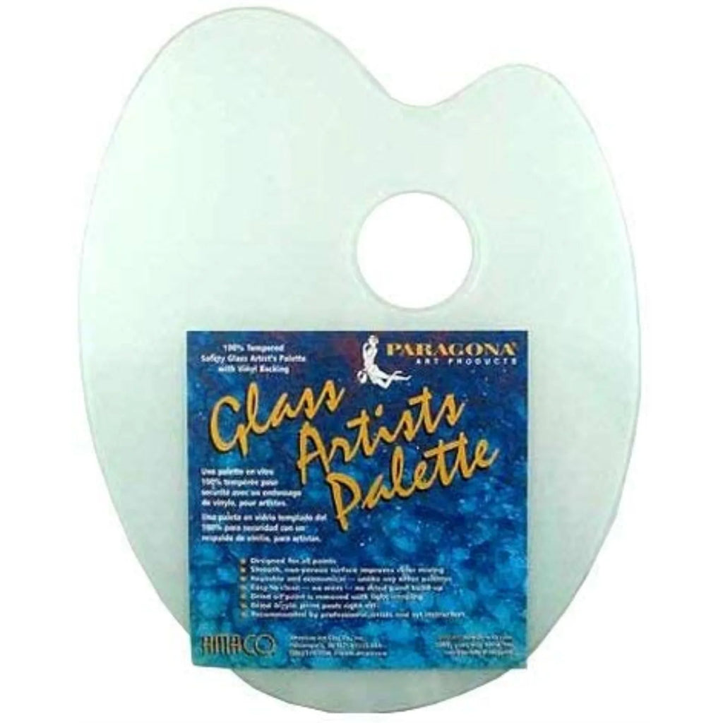 Palette Oval 14", Amaco - 11" x Glass