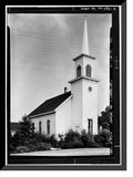 x 17-7/8" Framed Historic 21-7/8" Print, County, 2, CA Church, - Soquel, Cruz Santa Congregational