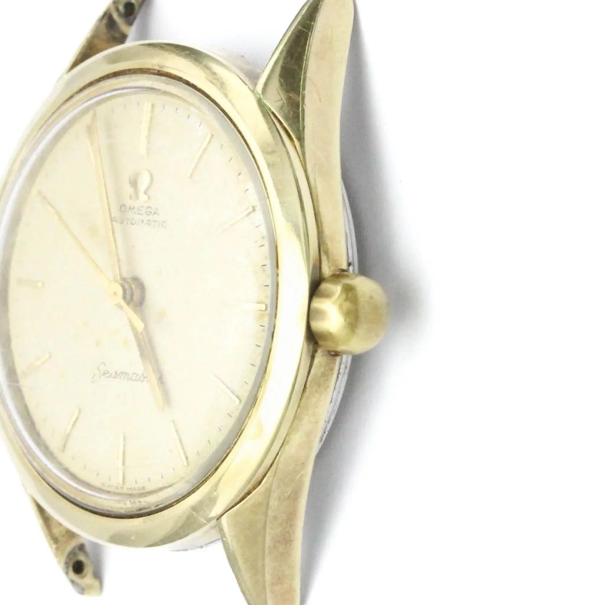 Seamaster Only Cal 471 Mens 2802 OMEGA Plated (Fair) Pre-Owned Automatic BF559125 Gold Watch Head