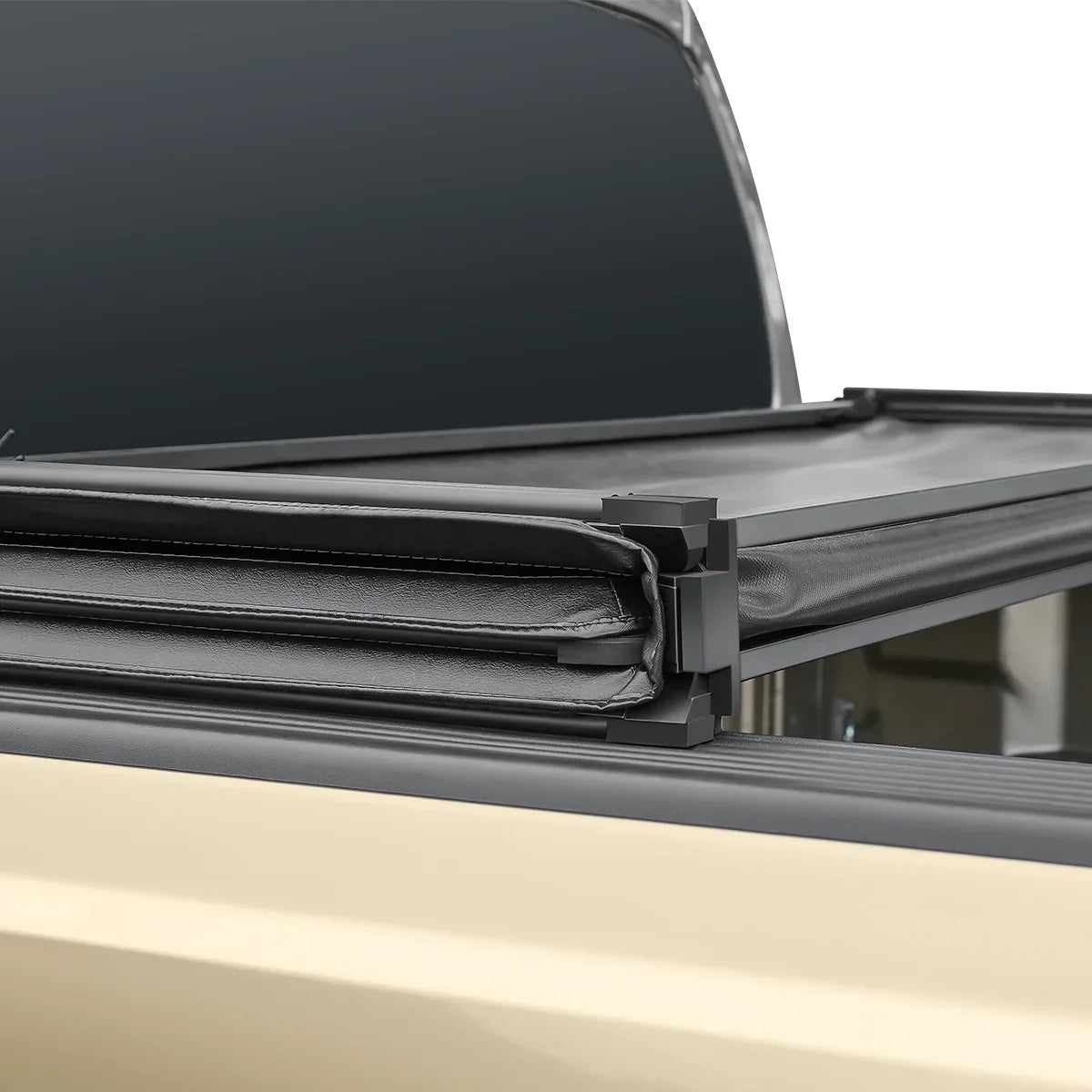 Auto Drive Bed Bed Soft 6.5Ft Fits Tonneau Tri Tundra Cover 22-23 Fold Truck Toyota