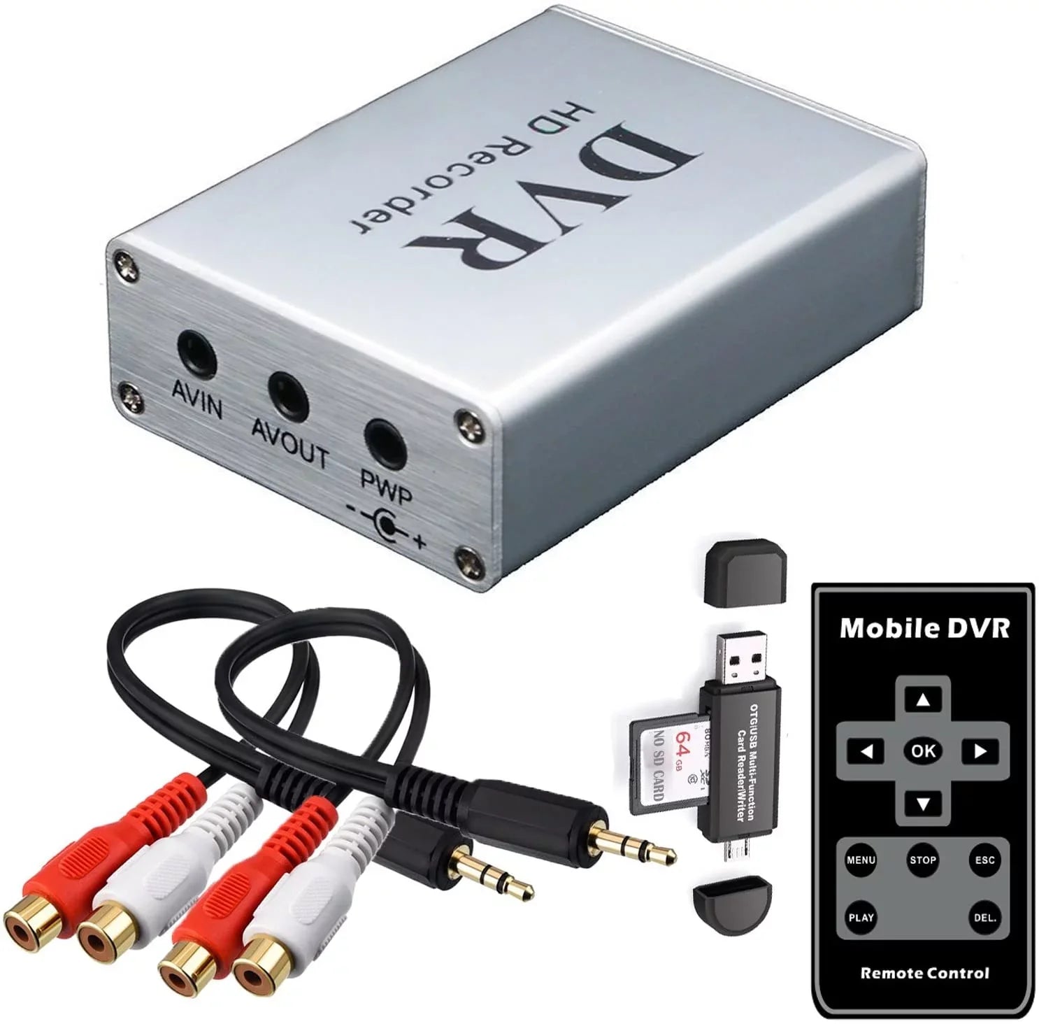 for Card FPV Reader, Video Car Digital SD DVR Camera SD CH1 MPEG-4 Hi8 with Card Box Camcorder Real-time Mini Camera DVD Recorder TV