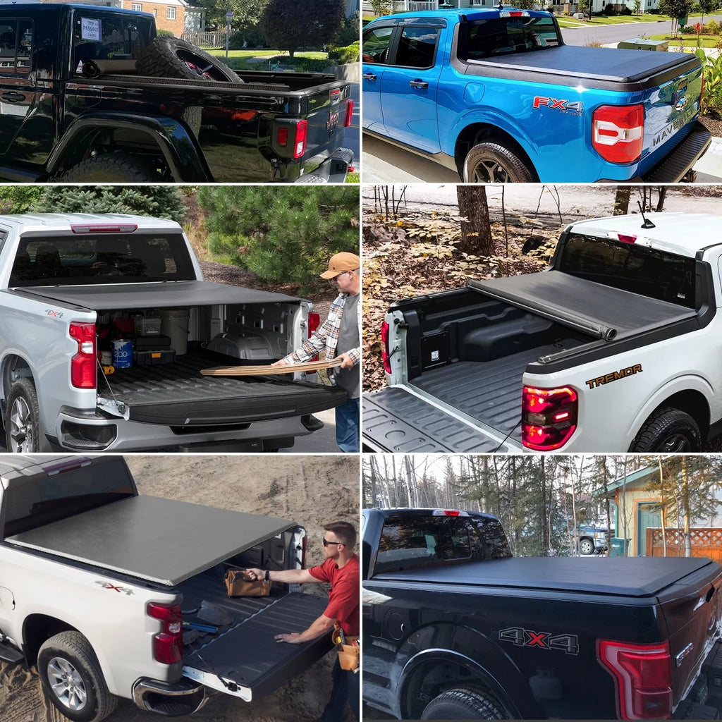 Soft Without Cover Deck (78.7") (for 2022-2024 System) Trail Edition The Kikito Truck 6.7FT w/o Rail Vinyl Tonneau Tundra Bed Bed Roll-Up for Models
