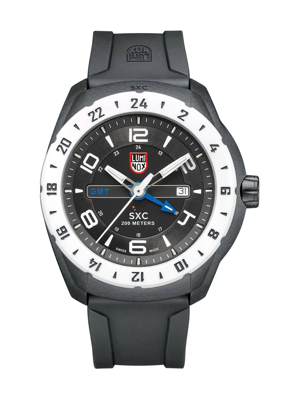 Black Dial SXC GMT Luminox Space (Good) Pre-owned Carbon XU.5027 Quartz Watch PC