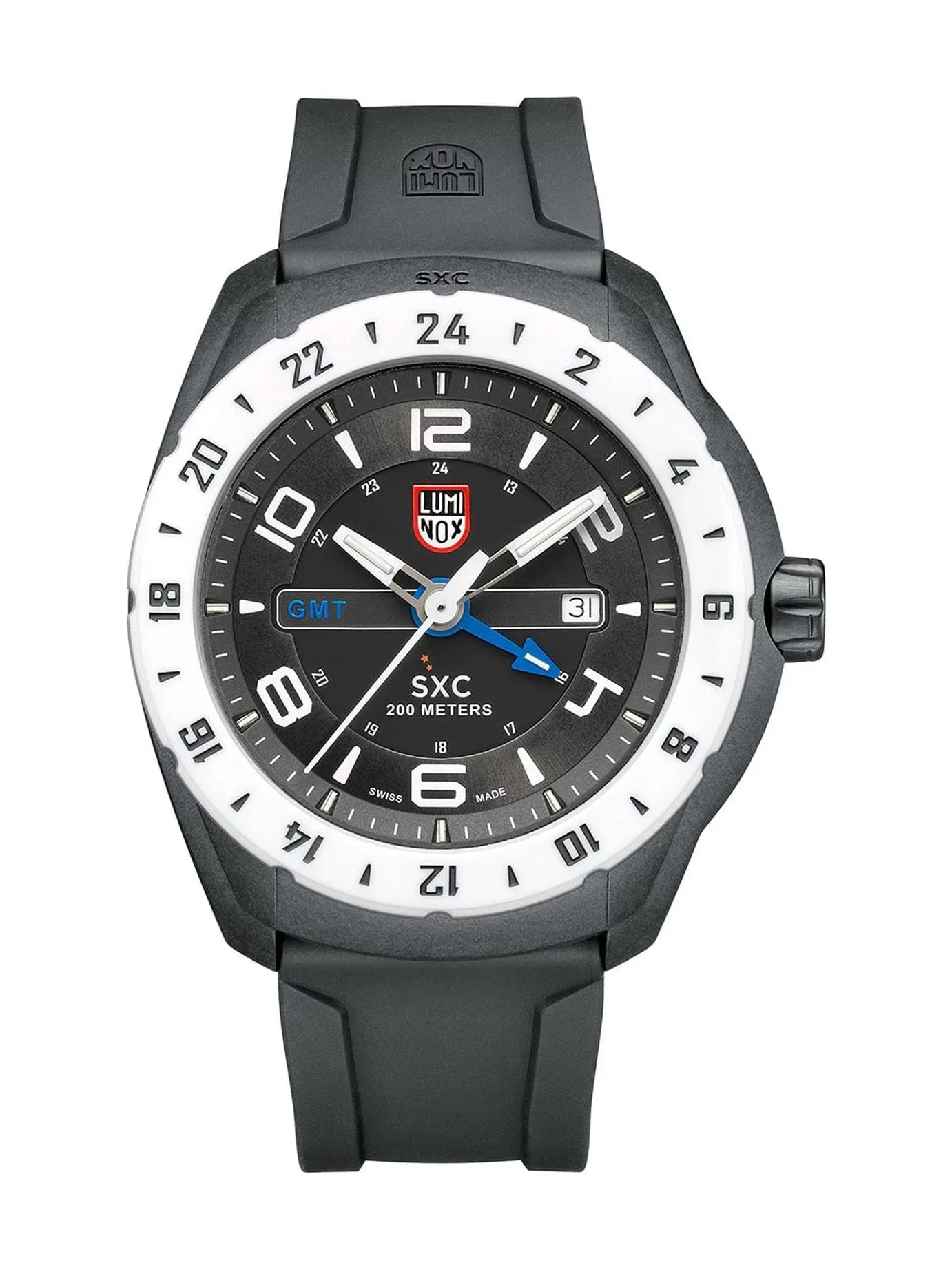 Black Dial SXC GMT Luminox Space (Good) Pre-owned Carbon XU.5027 Quartz Watch PC