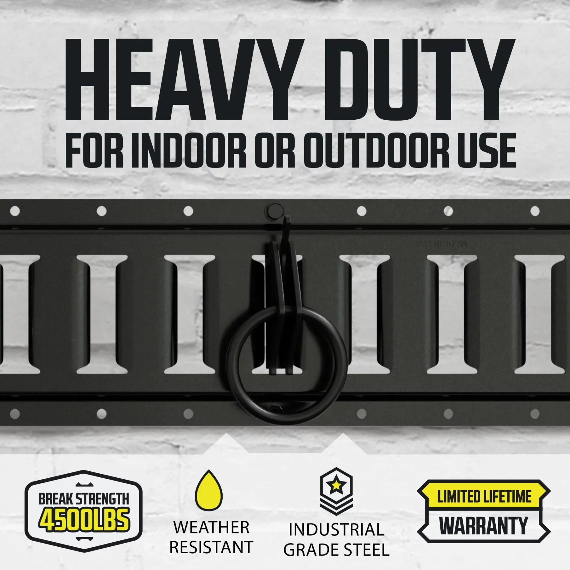 to Track Steel, O E Ring in Cargo E-Track "20 Trailer, Rails Truck, Loads Tie-Down ETrack Tie Van, Pickup" System Anchors Fittings, Down Spring w/ Enclosed/Flatbed TieDown