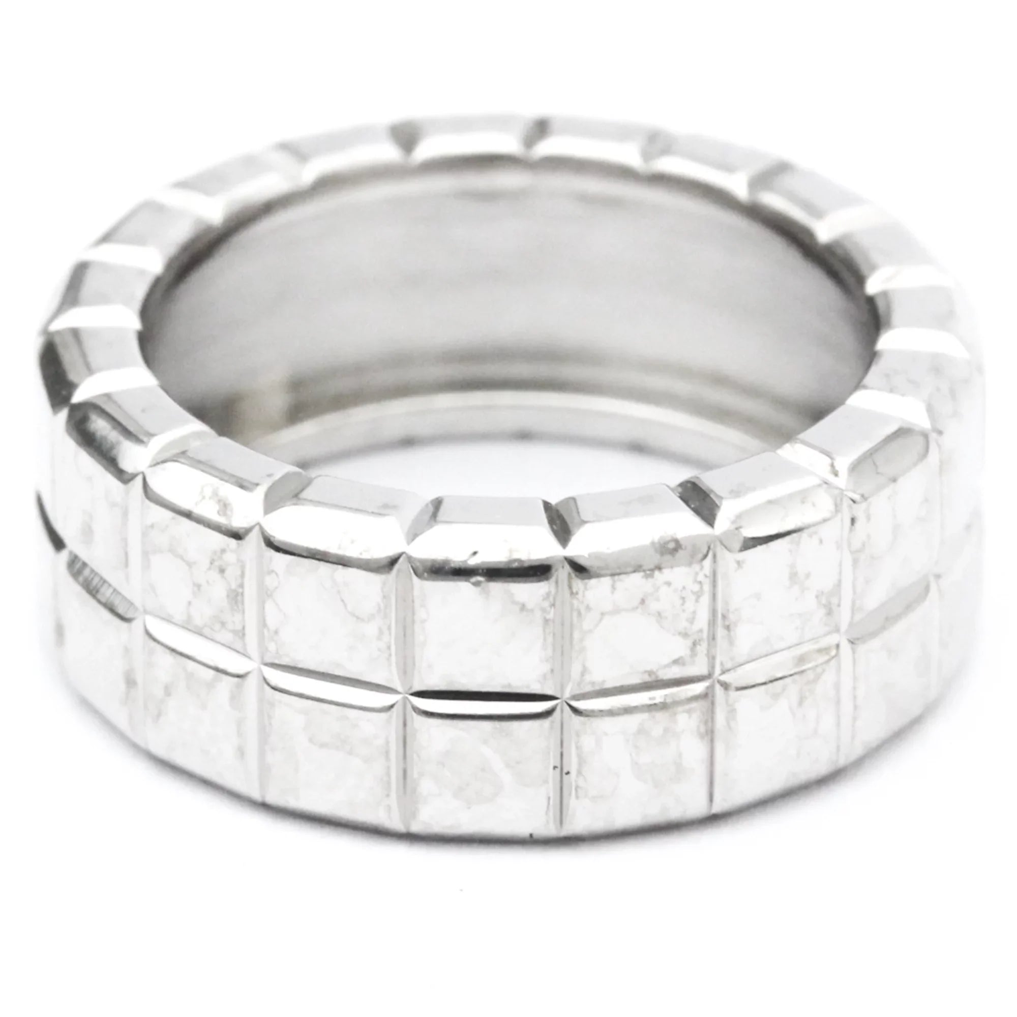 Ring Band 82/3790 Fashion Pre-Owned White (18K) Cube Ice Diamond Chopard (Good) Gold