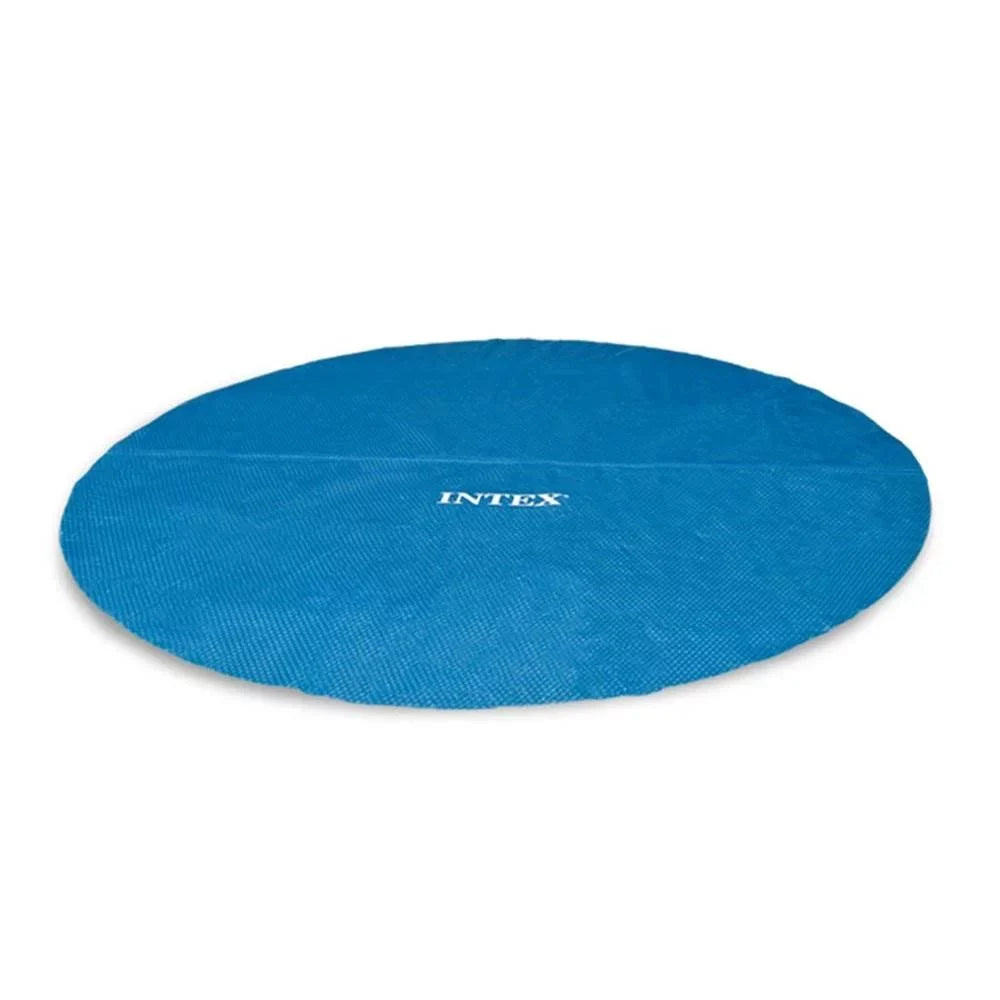 Ground & Frame Inflatable x Cover 18ft Pump Metal Round Pool with Ladder, Intex Above 48in