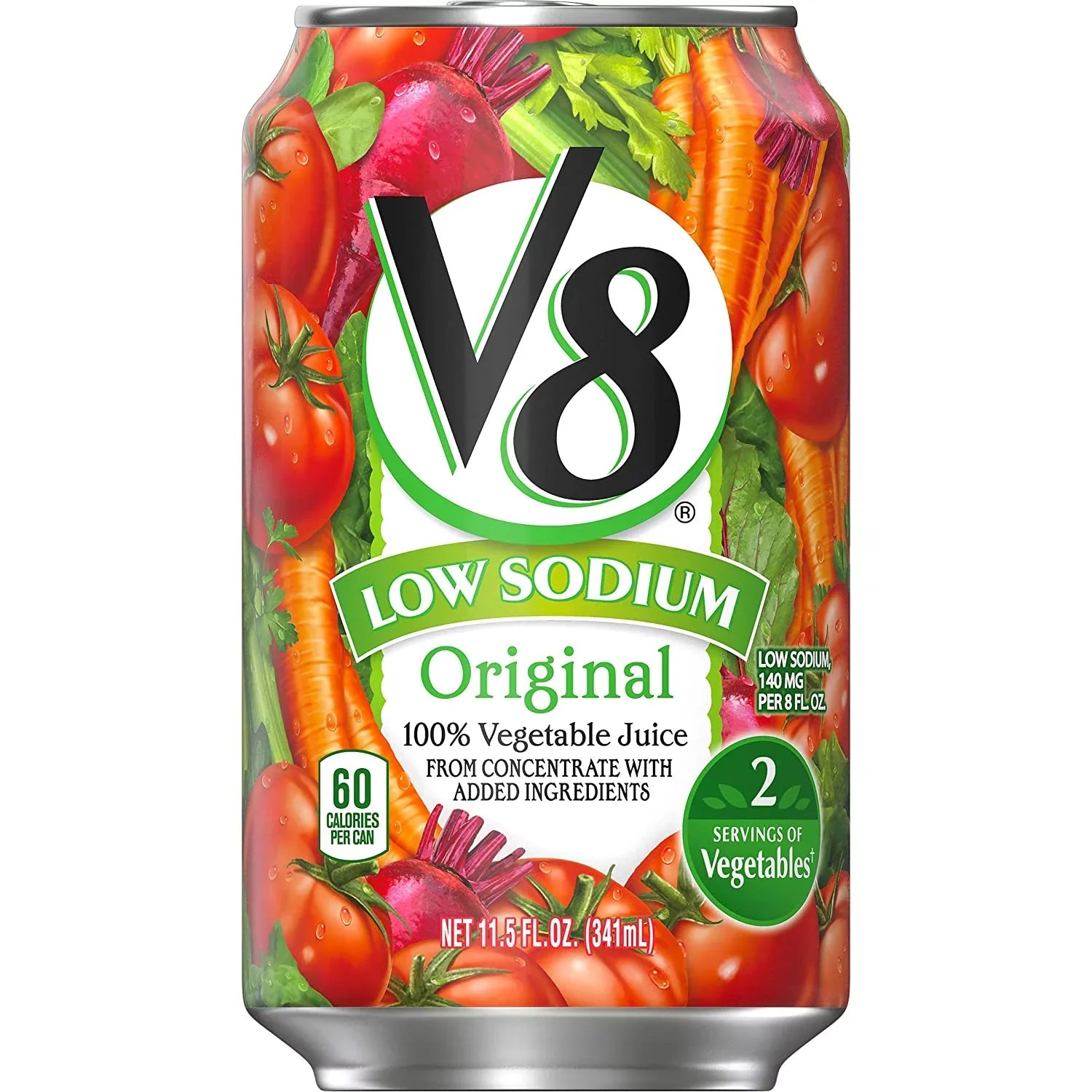 Can (Pack Sodium Of Vegetable Low V8 Original Oz. 11.5 Juice, 24) 100%