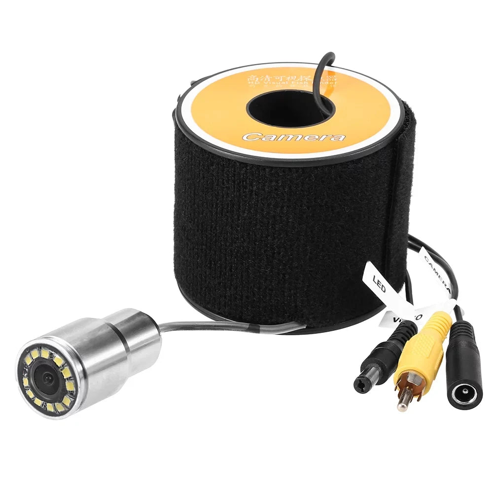 Fishing moobody 1200TVL Night with 15m/30m/50m Cable, Underwater Vision LEDs Camera Viewer, 12