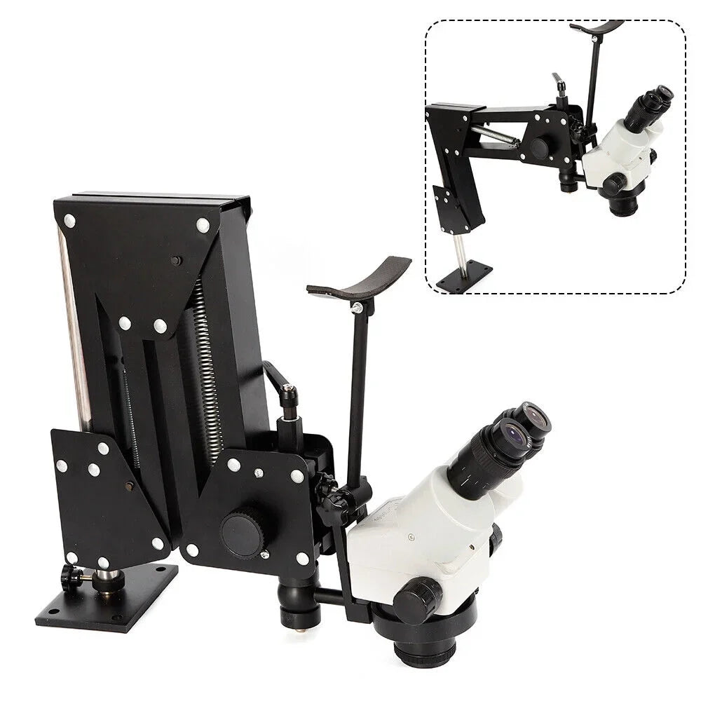 Inlaid Stand Setting Gem Spring Microscope Bracket Micro Multi-Directional Diamond ZhdnBhnos Machine Tool Mirror with Making Jewelry
