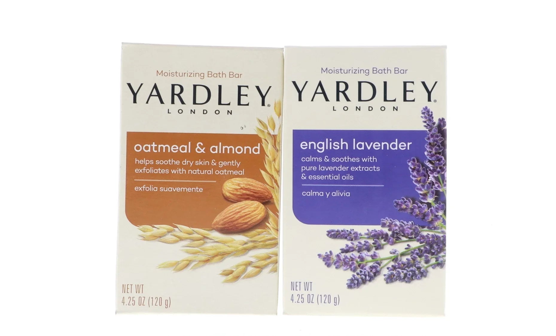 & Lavender Bar, oz Bar, 6 4.25 Bath Yardley PCS, oz Yardley 6 Bath 4.25 PCS Almond English Oatmeal
