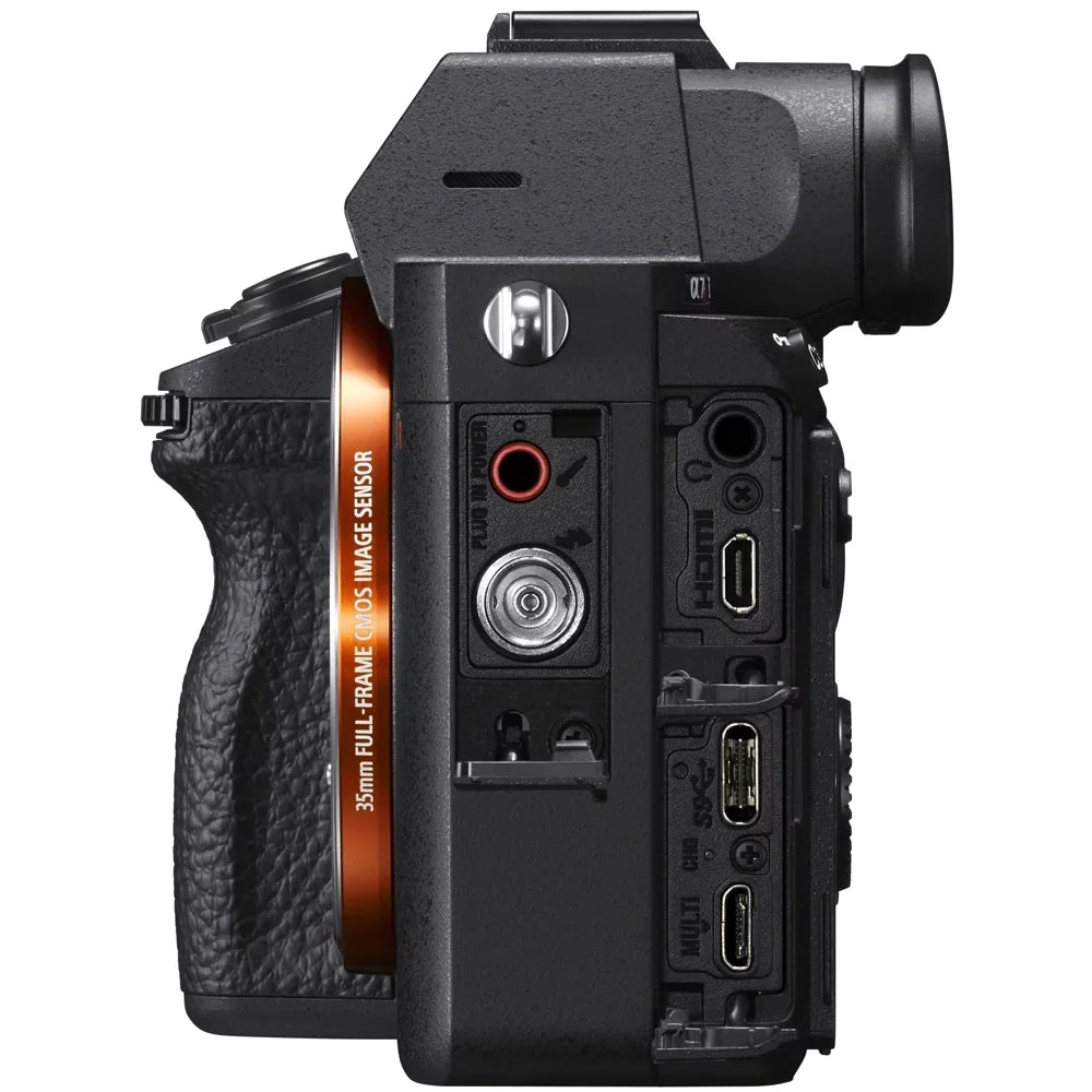 a7III Memory Mirrorless Camera Sony 64GB a7III Interchangeable Lens Frame Bundle & Flash + 24.2MP Body Full Accessory