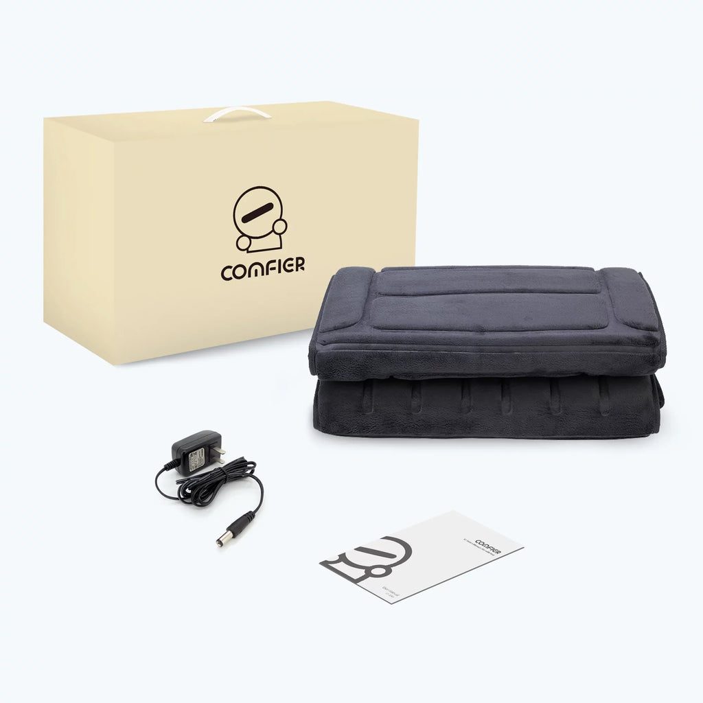 with pad Massager Body 10 2 Cushion Full Vibration Pad Heating Heat Motors & Massage Seat Comfier Mat with Chair Therapy