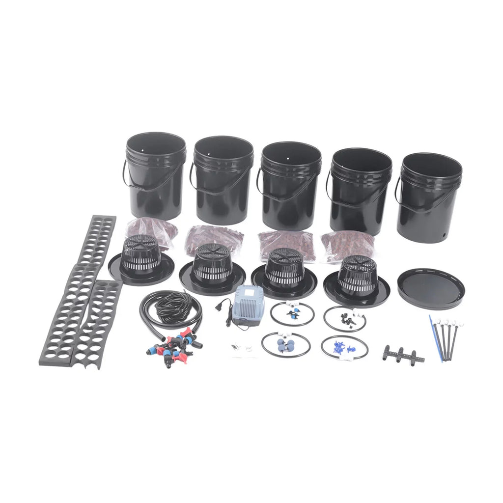 System 5 Vegetables Bucket Growing System System Hydroponic Hydroponics Kit Gardening Hydroponics for Miumaeov Gallon Growing System