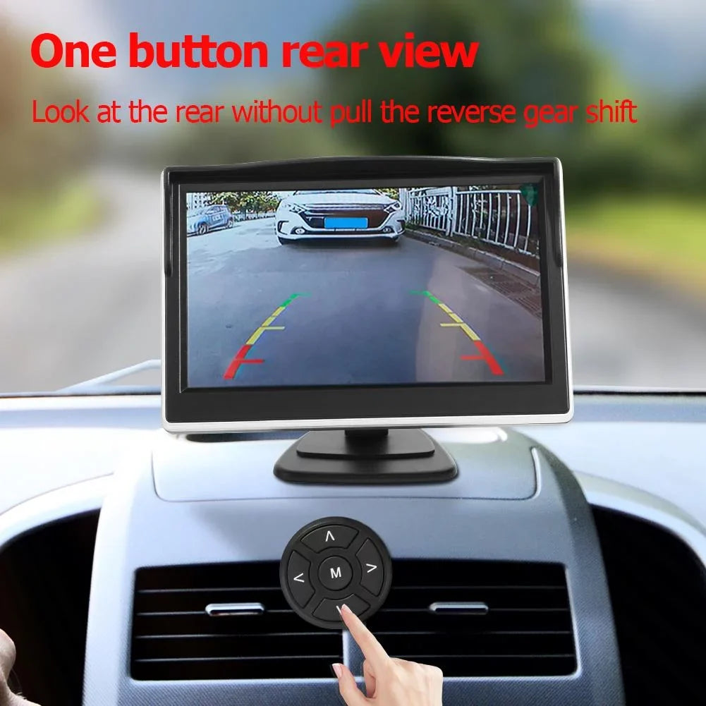 Car 5in DVR Recording Bird 360 System with Camera Degree Jocestyle Cam 4 View Monitor