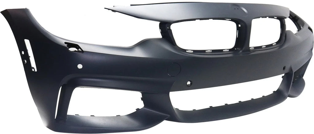 PDC 4-SERIES Front CAPA M Line - Conv/Coupe/HB HLW Holes/IPAS/Cam Sensor 2014-2018 BMW BUMPER Compatible with with Sport For COVER Primed