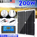 kit 200W outdoor car charge solar panel charger with home source solar light MDHAND controller camping emergency