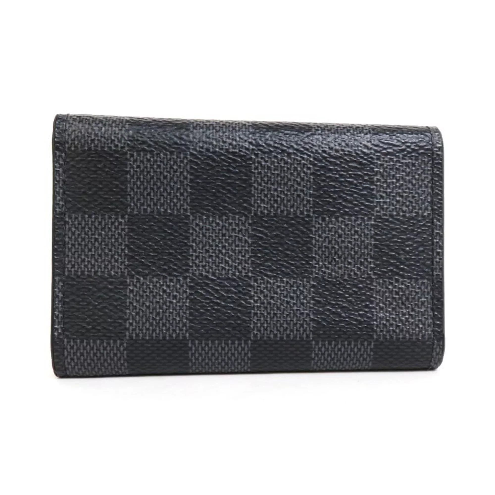 Pre-Owned Multicle (Good) LOUIS Damier Key M62662 VUITTON Canvas Men's Black Louis Vuitton 6 Graphite Case