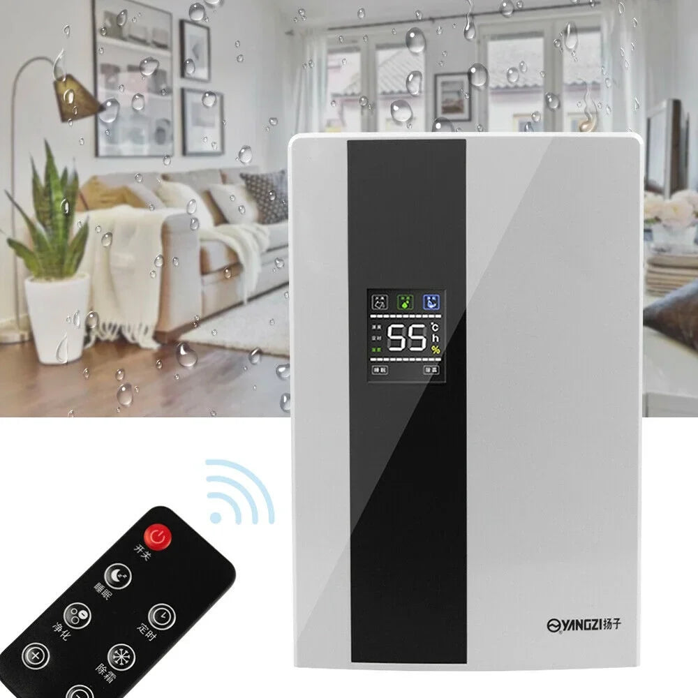 Screen Dehumidifier 90W LCD & Remote with Control DENEST Portable 2.2L
