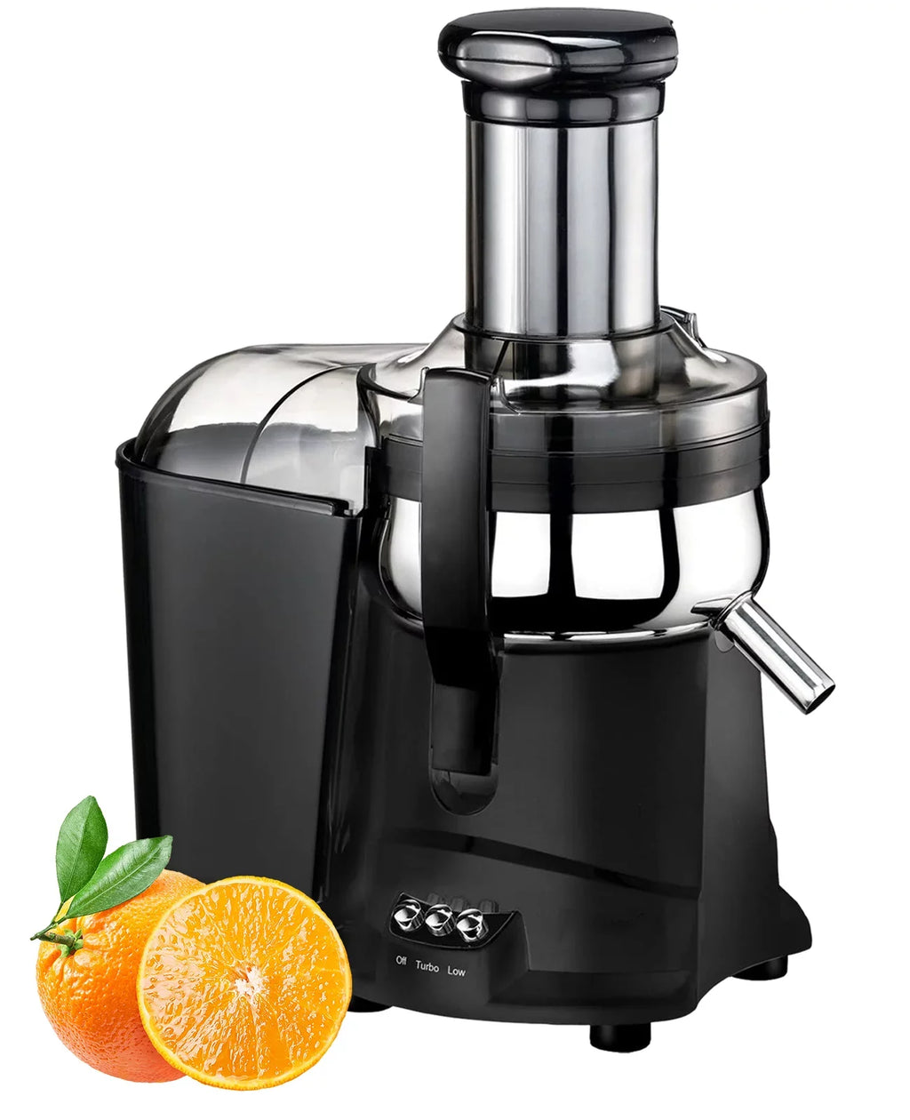 (Black) Vegetables - Latch for Fruits Press Hand Centrifugal Safety Juicer Juicer & with