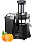 (Black) Vegetables - Latch for Fruits Press Hand Centrifugal Safety Juicer Juicer & with