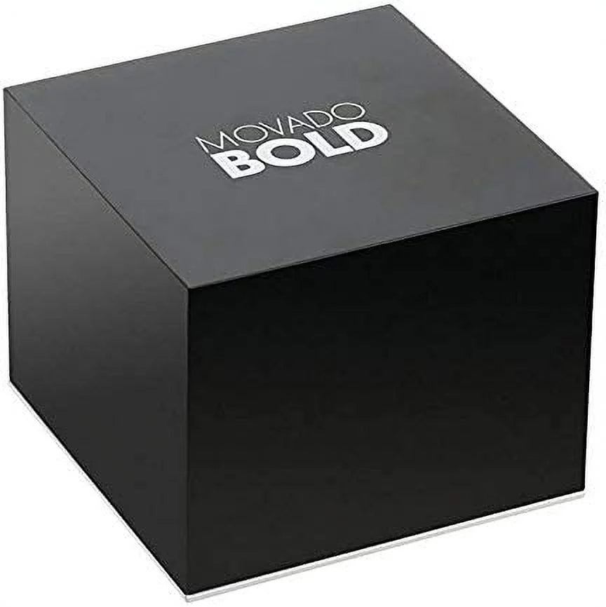 Quartz 18 Watch Bold Stainless Ceramic Tone, Women's (Model: Movado Strap, 3600801) Two Steel with Swiss