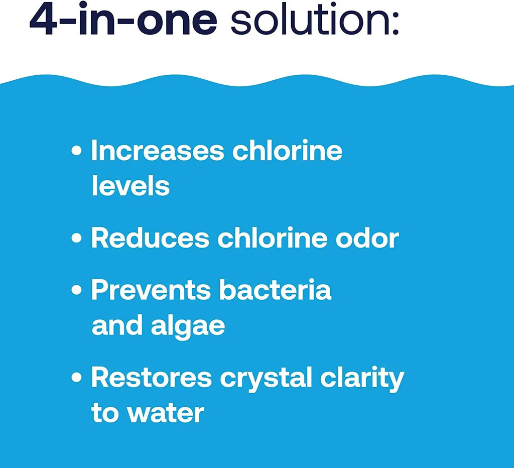 HTH Algae, & Bacteria Hypo Formula, Cal Pool Pool 1 Shock Advanced, Chemical Prevents (Pack lb Care Swimming of 6)