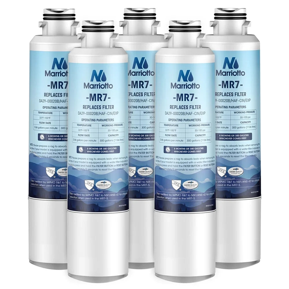 DA29-00020B, HAF-CIN/EXP, Replacement Water Filter Pack for 5 DA29-00020B RF4267HARS, MARRIOTTO
