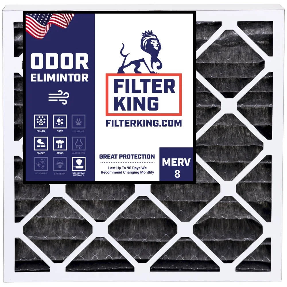 | 11.5 Size: Pleated x MADE Filters IN MERV Furnace HVAC | Actual Air 8 King A/C 11.5 Filter x USA Carbon | Filter 11.5x11.5x1 4-PACK .75" |