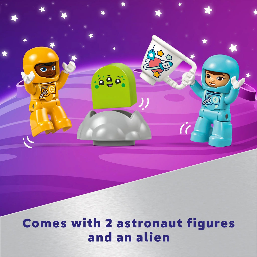 and Set, Fine Building Toy Space Educational 3 Learning Ship 3-Year-Olds Preschool Rocket in Shuttle and 10422 Up, Develops LEGO Motor Space 1 Kids’ DUPLO Skills, Kids for Discovery Adventure