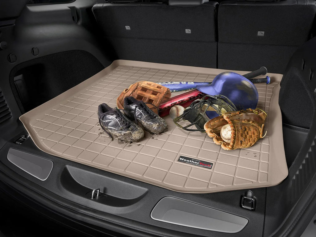 Jeep Trunk with Behind Cargo Row 2007-2014 2nd WeatherTech Black Wrangler Seating, Liner - 2-Door compatible