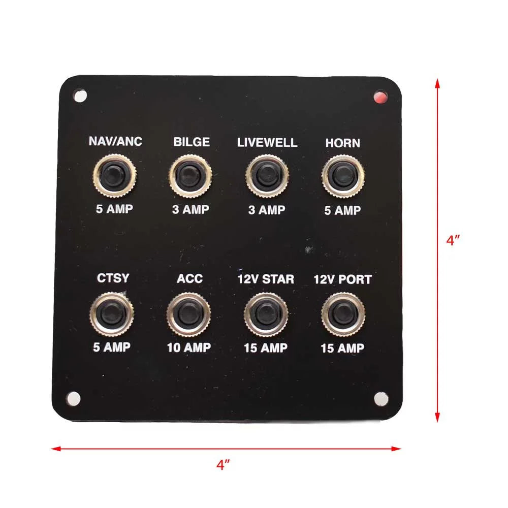 1950 Breaker Hawk | Crestliner Panel Switch Inch Boat 4 2336996 Super