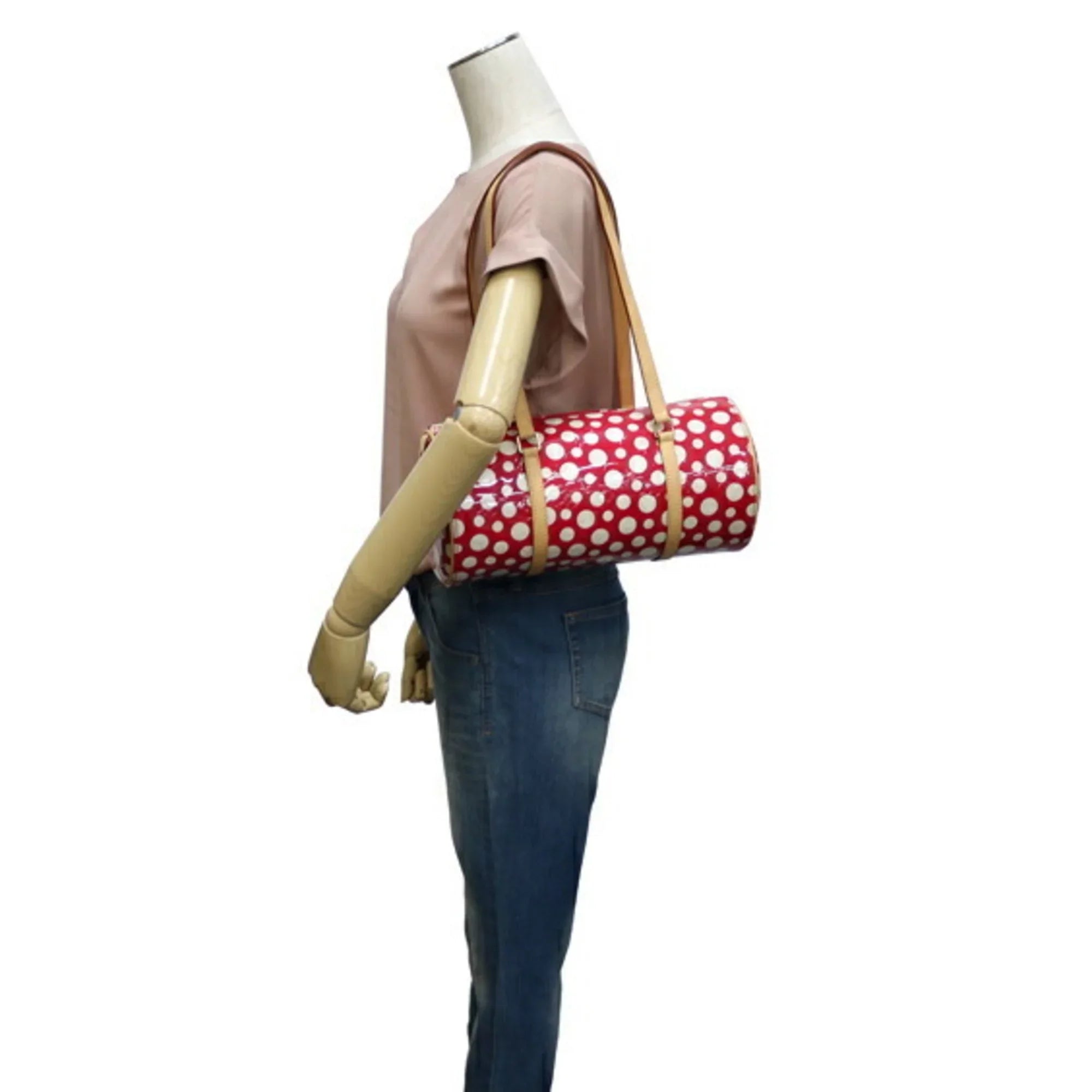 30 Infinity Shoulder Bag Pre-Owned Kusama Dot VUITTON (Good) LOUIS Ladies Papillon M91425 Yayoi Verni