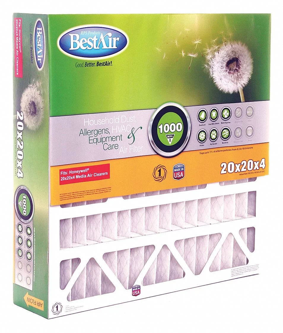 5-2020-8-2 FurnAirCleaner Bestair Filter,MERV8,20x20x5",PK2 Pro