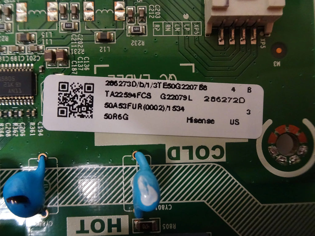 286273D Board Main Hisense 50R6G