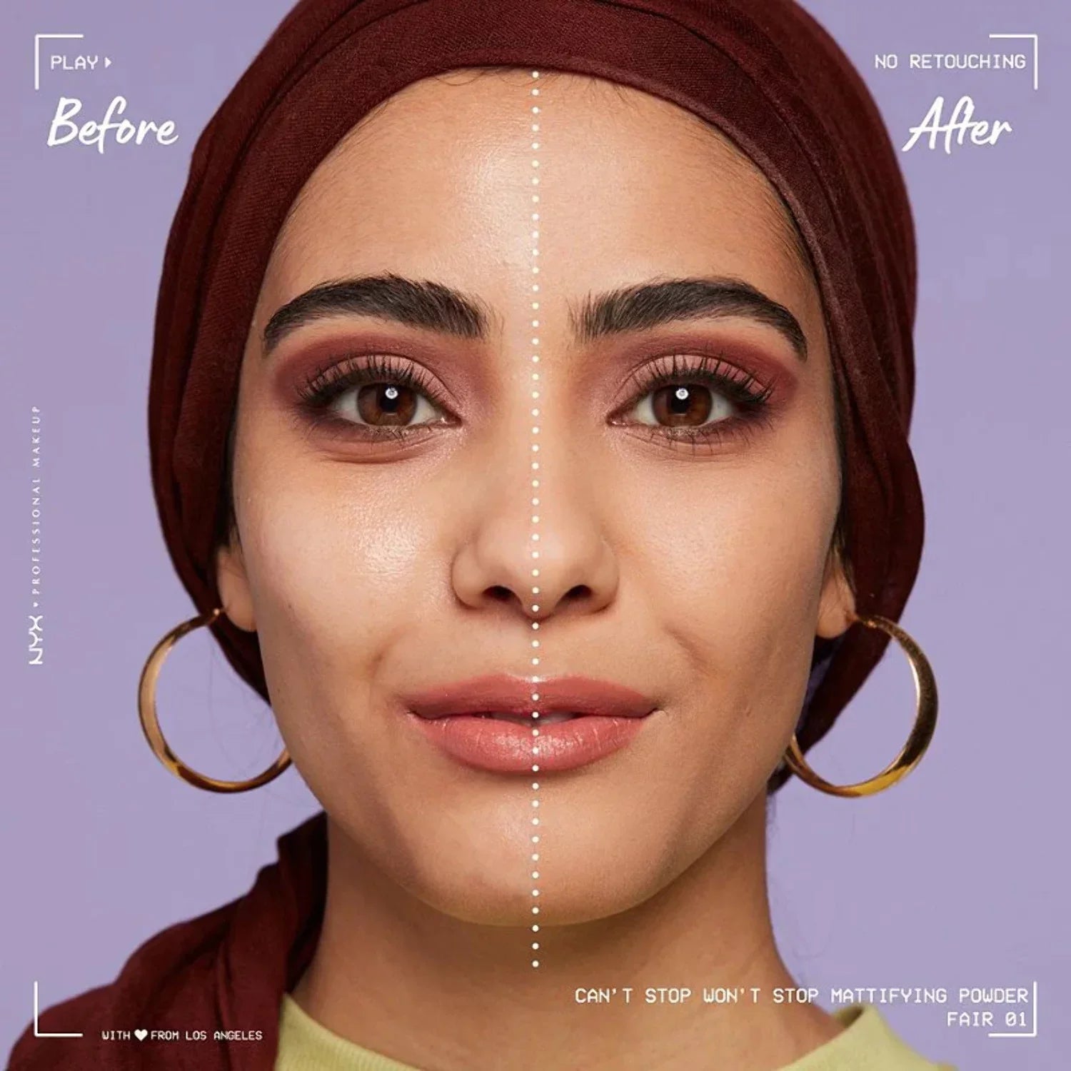 04 NYX Stop Powder Can't Stop Med-Deep Won't - Setting