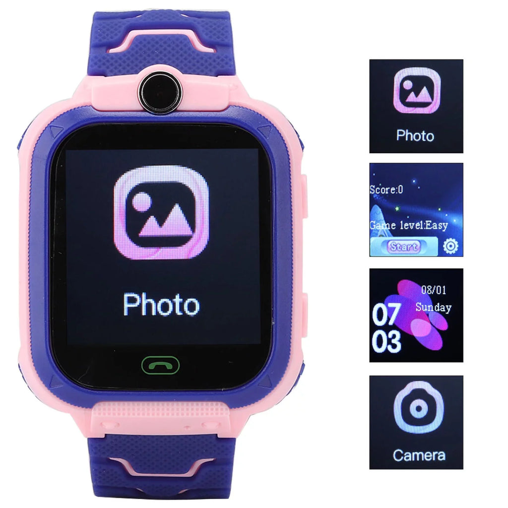 para Exteriores(Rosado) para Reloj multifunción para de para Inteligente IOS/AndroidQ12, Digitales niños Reloj Pulsera Relojes Fyearfly Reloj a Agua Prueba para niños Digital Relojes de niños,