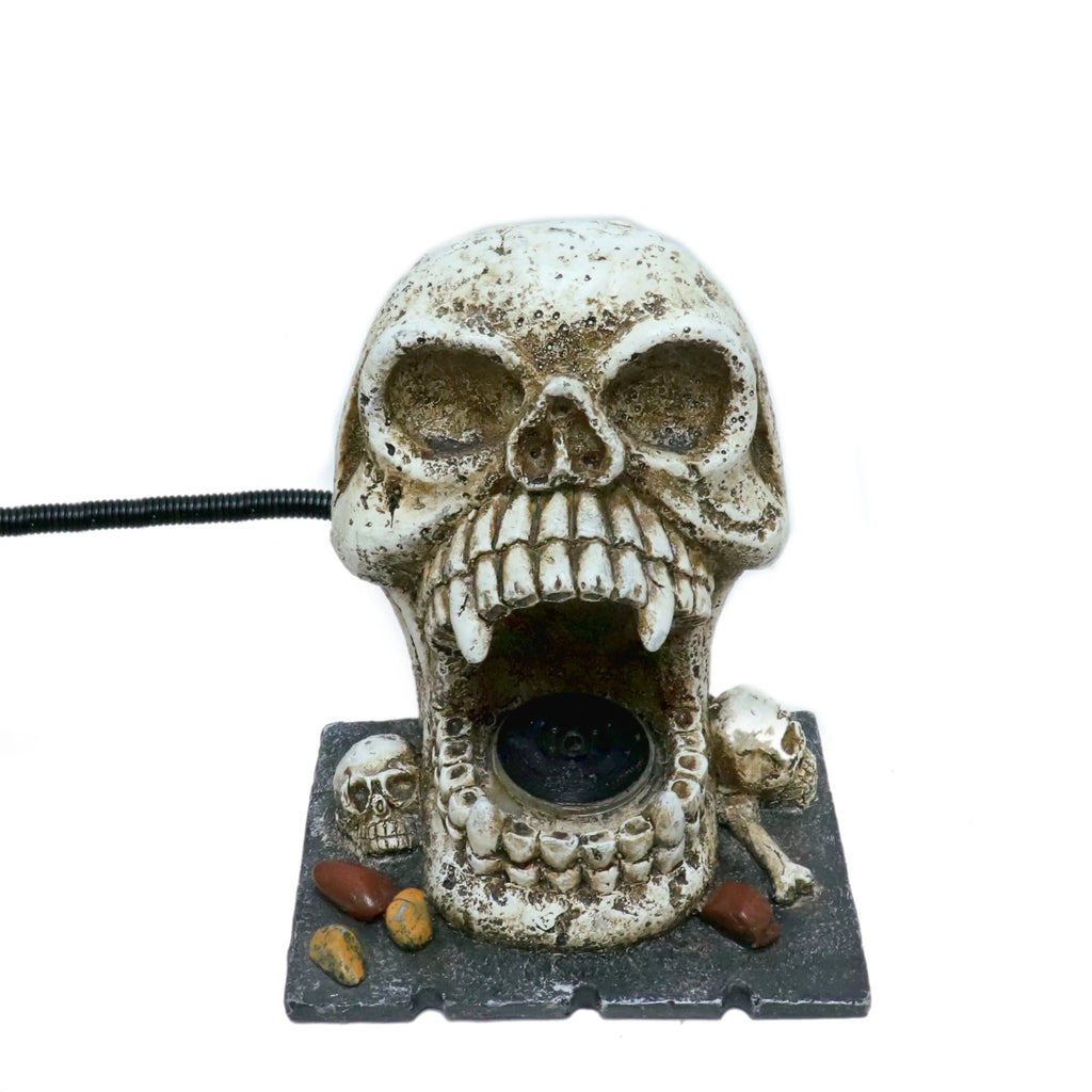 Custom Feature Decorative Skull Statuary Spitter Outdoor Fountain Water Pro