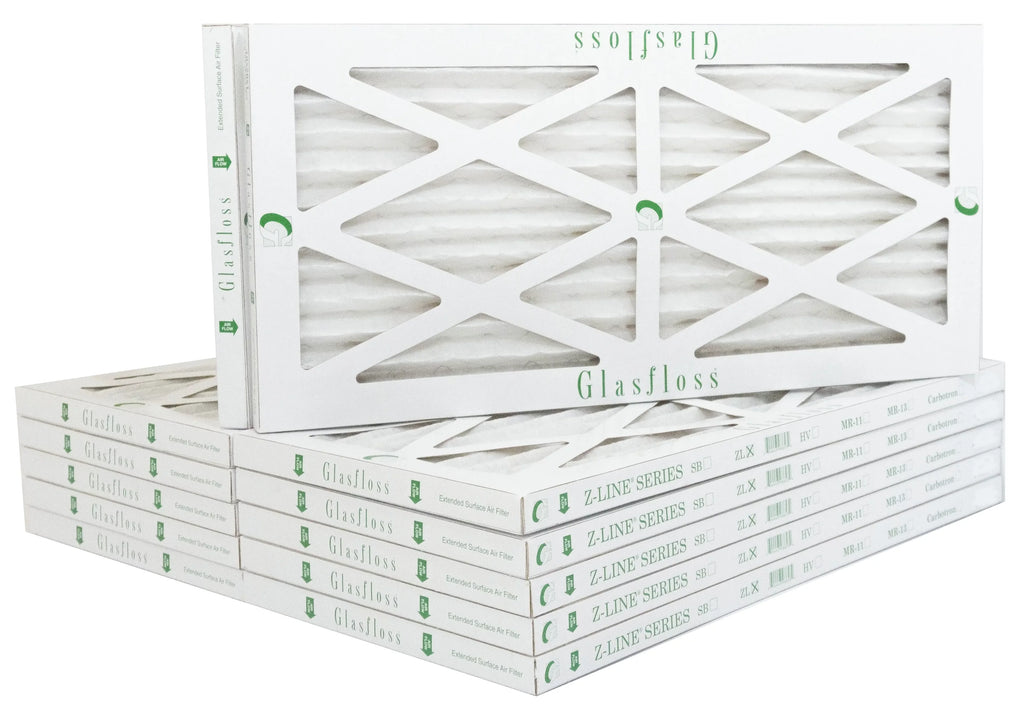 10 -Qty:6 MERV (Actual - USA Air 10x20x1 9.5 - Size: Glasfloss inch) Filter - Furnace in x 19.5x7/8 Made