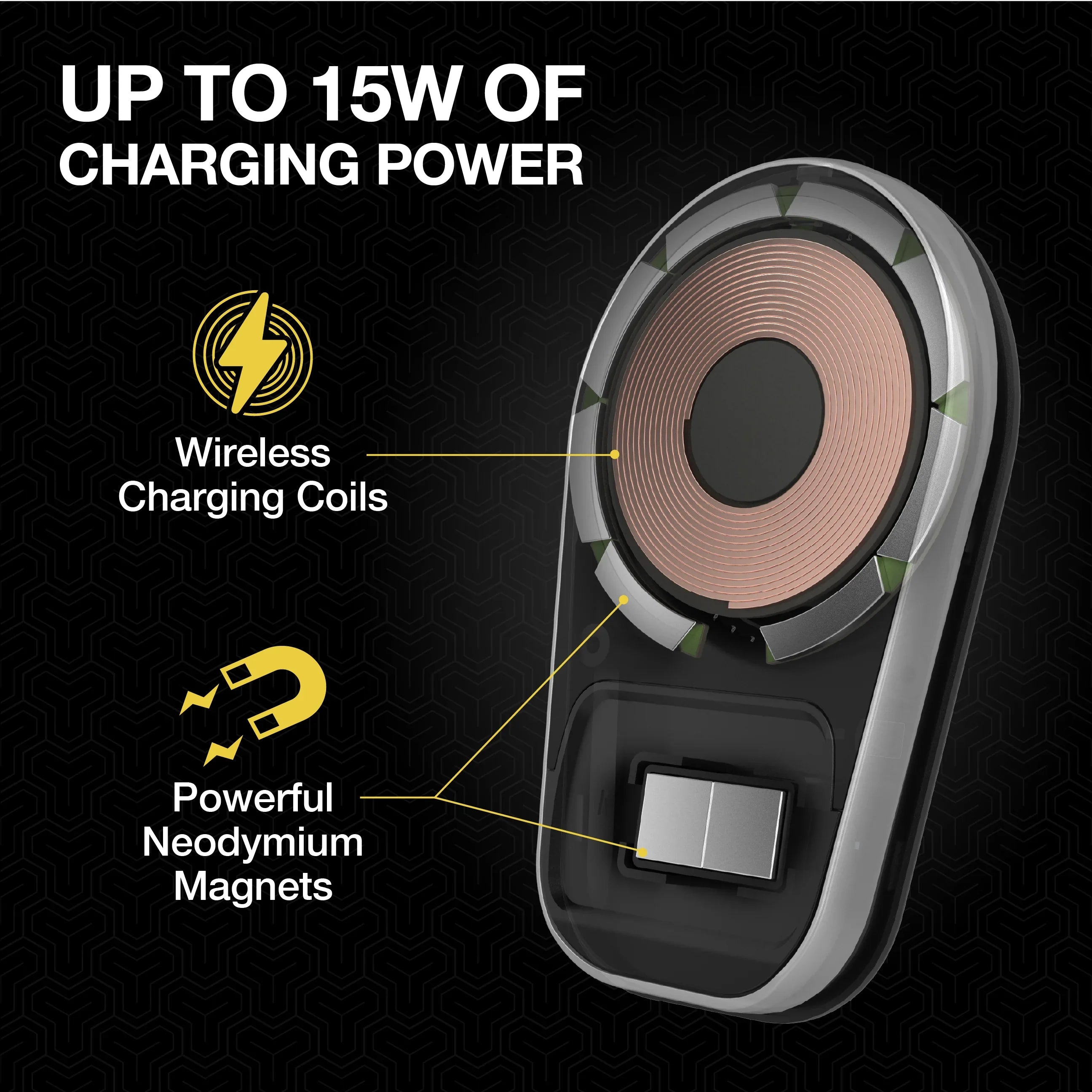 Wireless Magnetic Compatible MPQ5DV-SP1 Charging Mount Dash/Vent W/ iPhone, MagSafe Scosche Galaxy