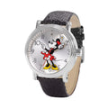 Articulating Stone Dial, Adult Watch, Strap, Women's Disney on Silver Women Mickey Vintage Sequins Alloy Hands WDS001291 Black Mouse Classic Diamond Watch