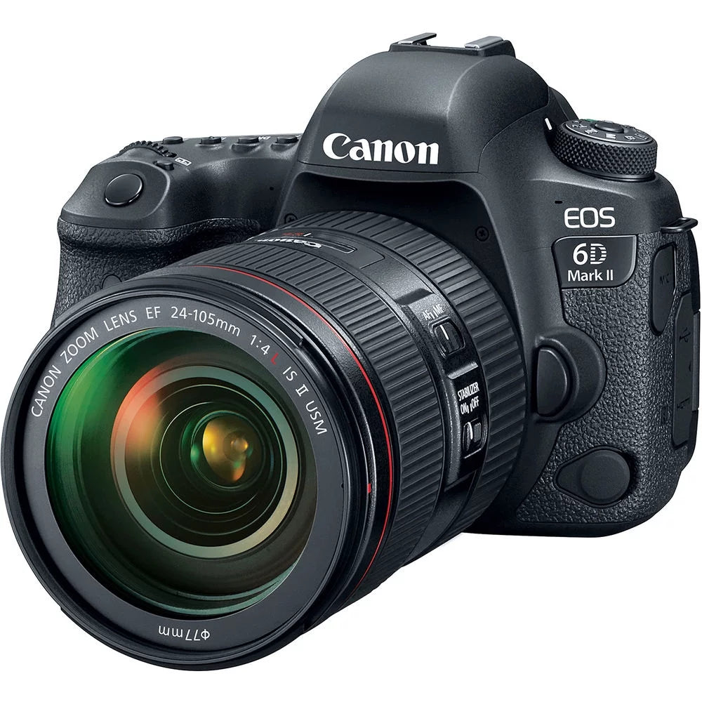 More Canon with Mark Camera II 24-105mm + Lens EOS II + 6D f/4L 64GB (1897C009)