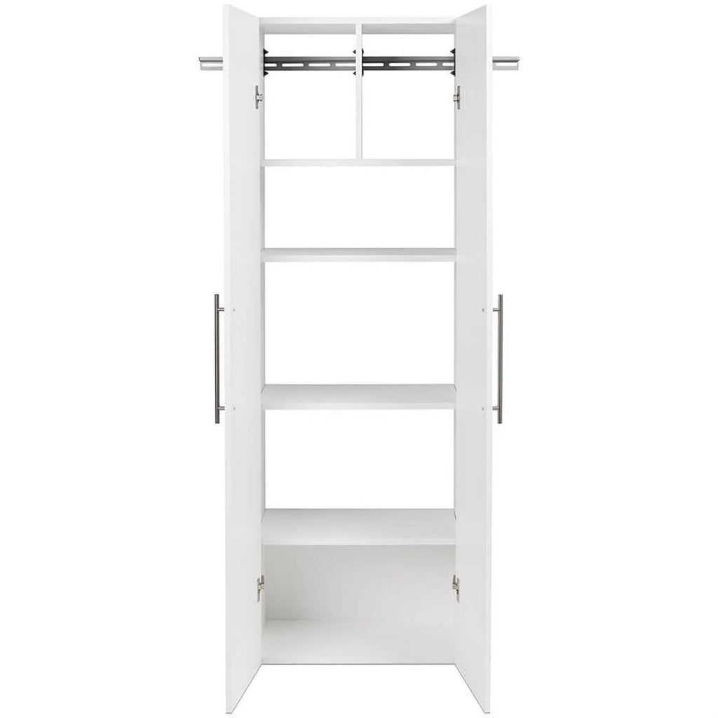 72" Garage Piece Wall Cabinet Row Large in Pemberly White Set Mounted 3