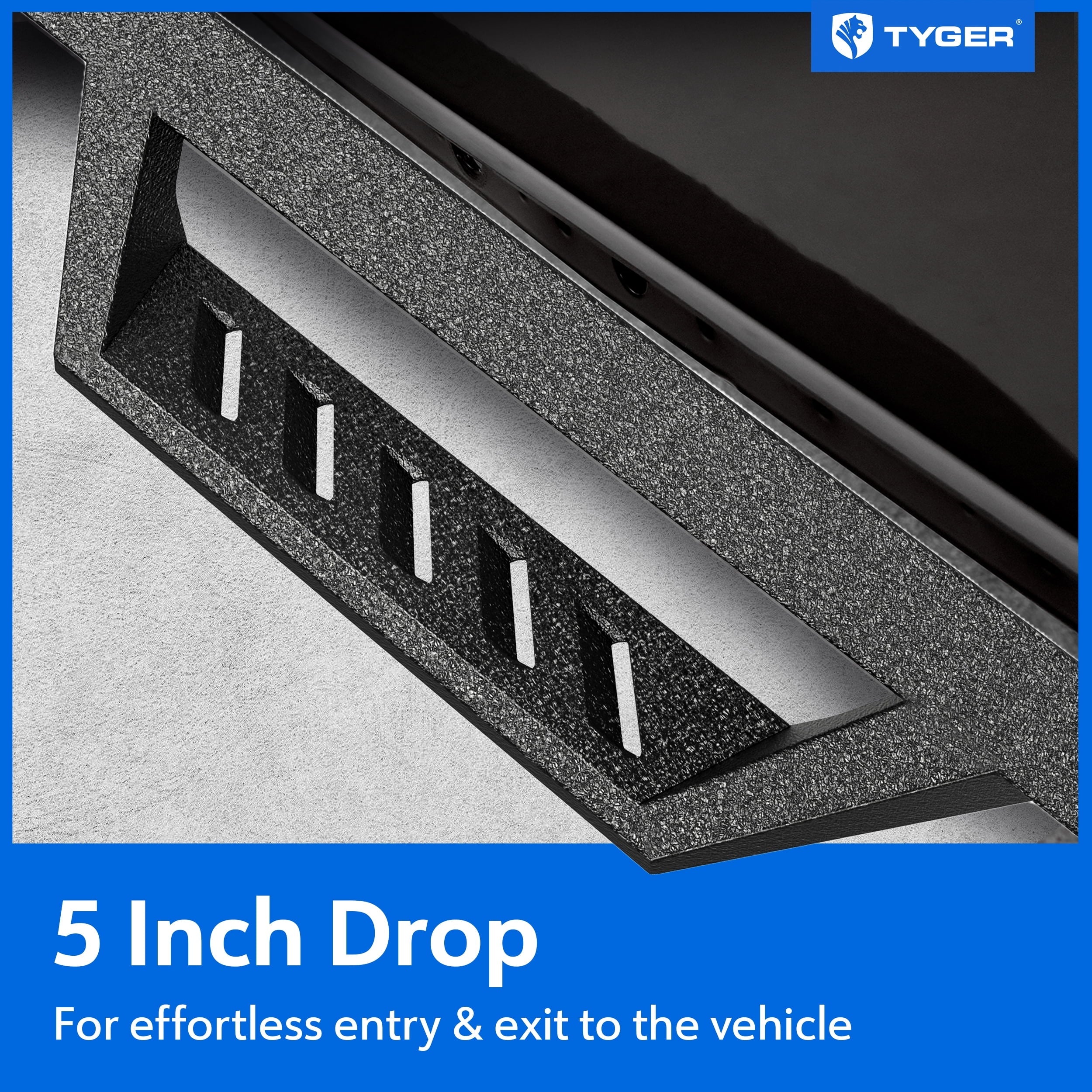 1500; Rail Compatible Bars Step Crew with LanderX 2500 Running Cab Classic Ram Side Tyger Dodge Drop 2009-2018 Auto Step 2019-2024 Board 2010-2024 TG-LX3D82348 Nerf | | | 3500;