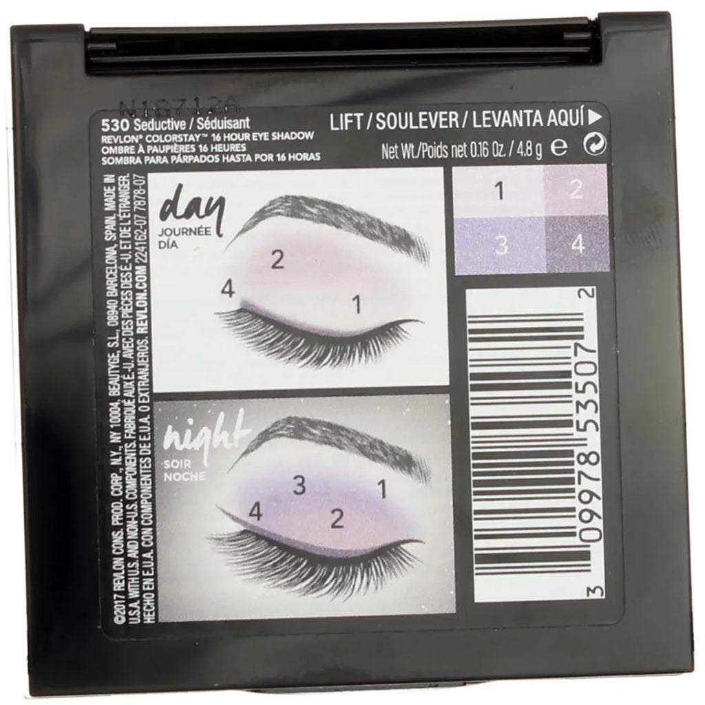 16 [530] Revlon Shadow, 3) of Eye Seductive 0.16 oz (Pack ColorStay Hour