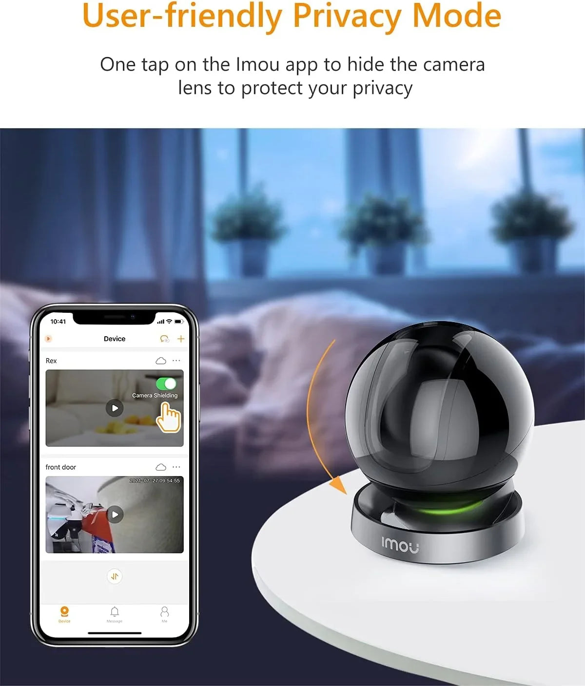 Siren with Degree View Vision, Indoor 2MP Security Tracking, Port, (2.4G Ethernet Smart 1080P Night Smart Camera & Camera 2-Way Only) Camera 360 Imou and Audio, WiFi Spotlight Sound Rex Detection,