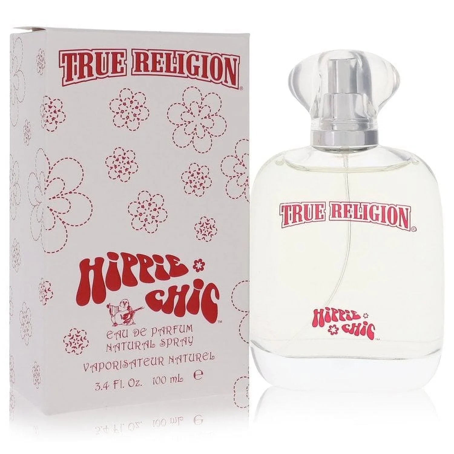 Chic Pack True by Religion Women oz Spray De for Religion 3.4 Eau 4 Parfum True of Hippie