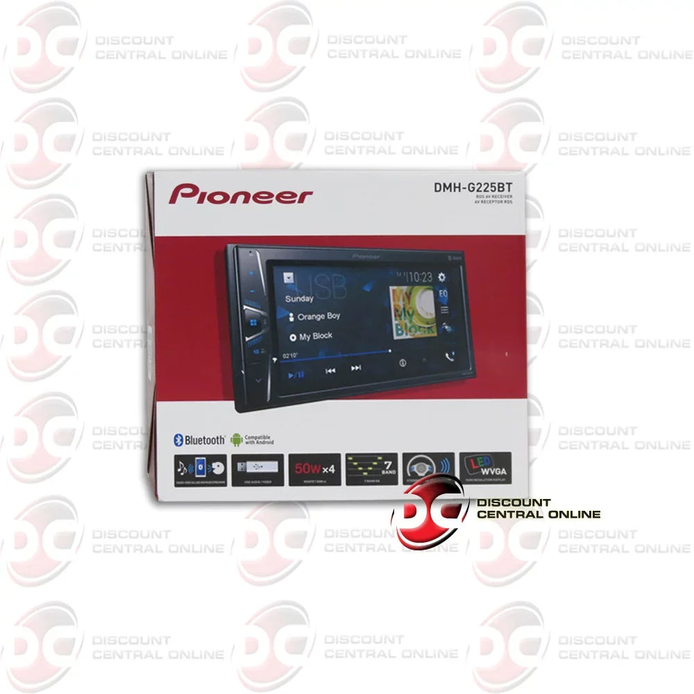 License plate DiscountCentralOnline Waterproof Pioneer 2-DIN back-up stereo Touchscreen Digital 6.2" Full FL09CH + vision Remote Bluetooth Night USB camera with Car Media